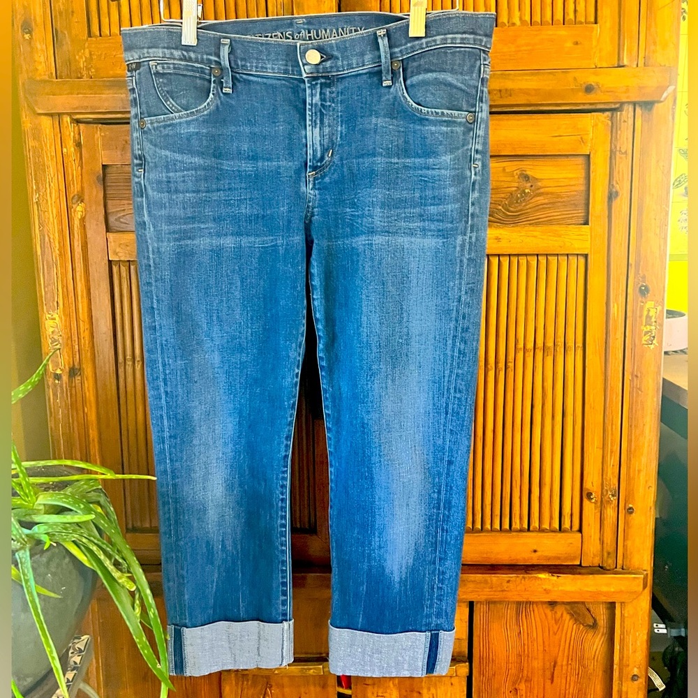 Citizens of Humanity cropped, straight leg Dani jeans